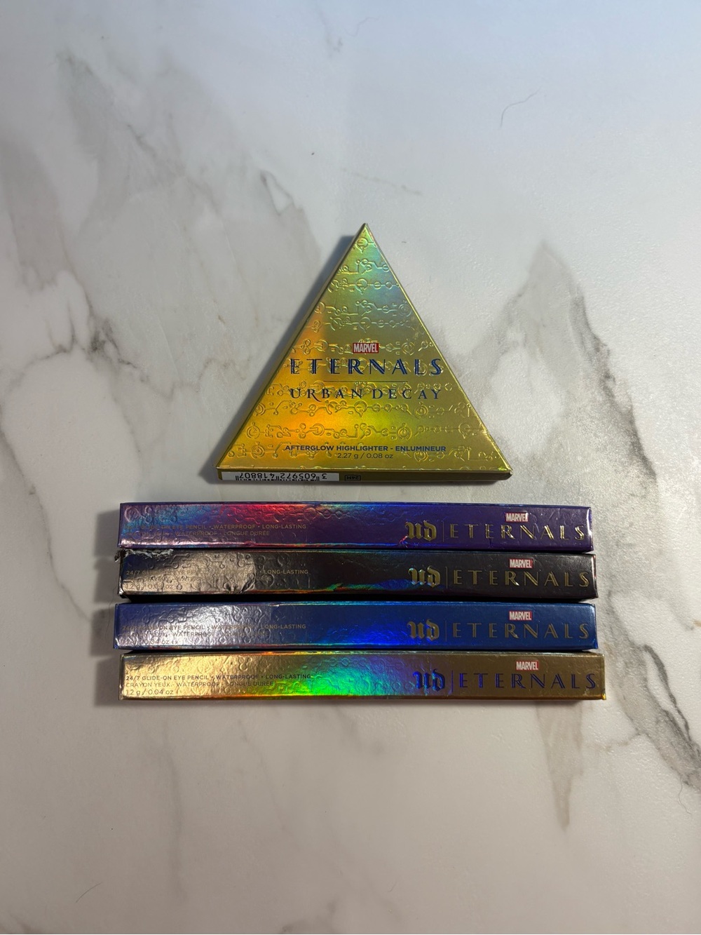 Urban Decay Eternals Holographic Highlighter & Eye Liner Set of 4